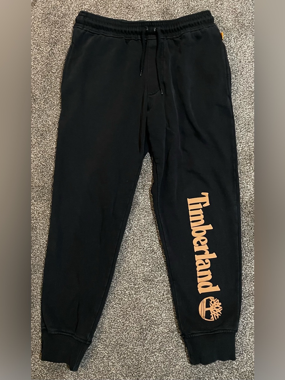 Timberland Black Joggers with Tan Logo